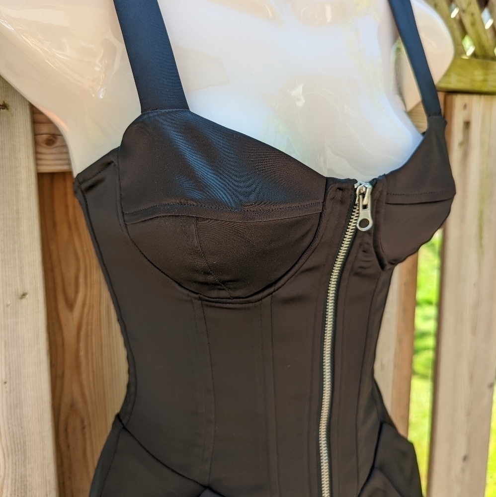 BETSEY JOHNSON black Mini dress 0 xs - Picture 5 of 10